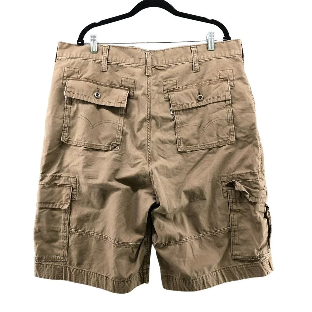 Levi's Cargo Shorts Mens Size‎ 40 Tan Khaki 11.5